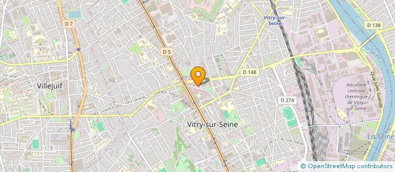 localisation de l'entreprise ASSOCIATION FAMILIALE DE CAP- VERT à VITRY-SUR-SEINE