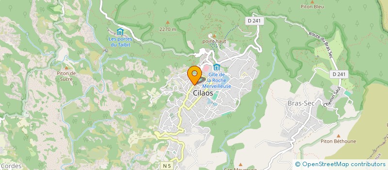 localisation de l'entreprise ASSOCIATION FAMILIALE DE CILAOS à CILAOS