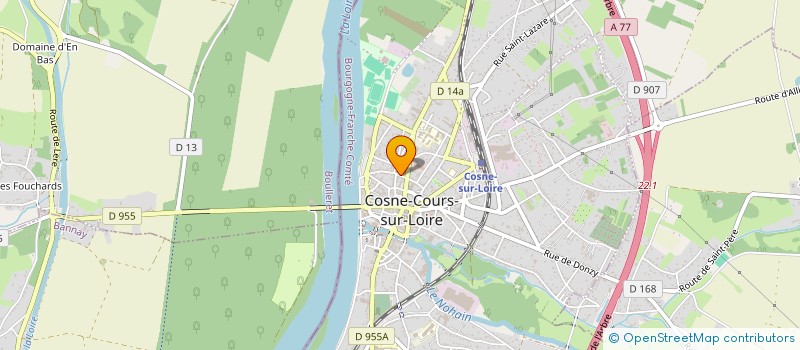 localisation de l'entreprise ASSOCIATION FAMILIALE DE COSNE-SUR-LOIRE à COSNE-COURS-SUR-LOIRE
