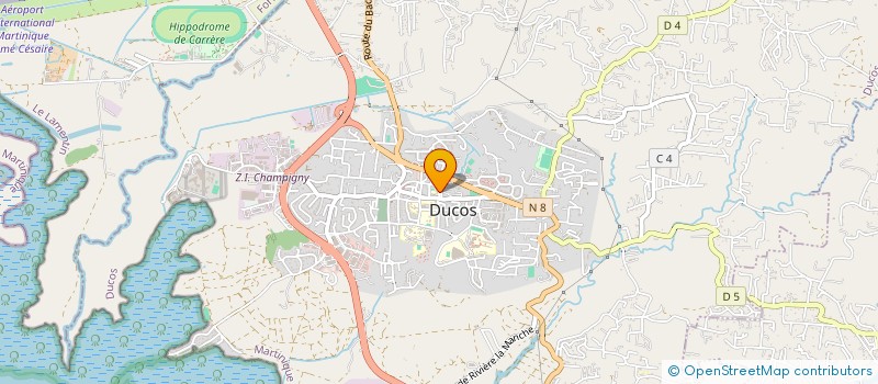 localisation de l'entreprise ASSOCIATION FAMILIALE DE DUCOS  DUCOS