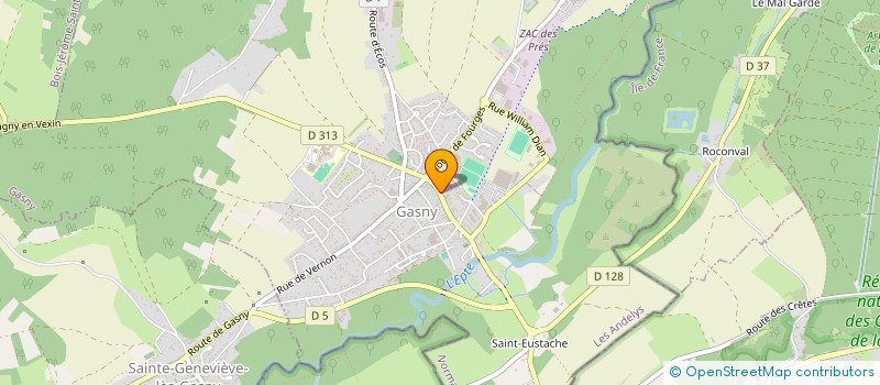 localisation de l'entreprise ASSOCIATION FAMILIALE DE GASNY  GASNY