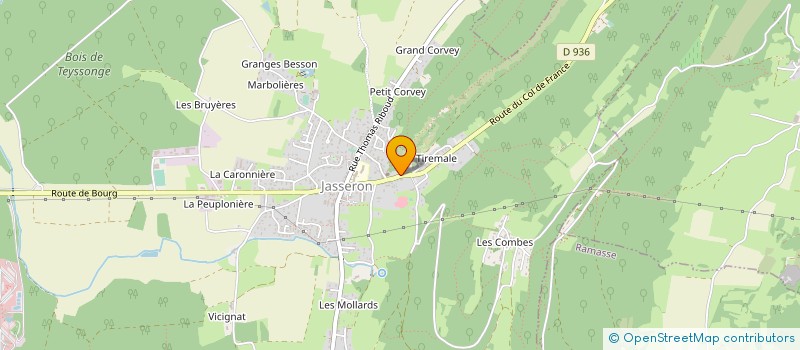 localisation de l'entreprise ASSOCIATION FAMILIALE DE L'ETOILE DU MATIN à JASSERON