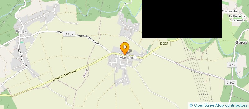 localisation de l'entreprise ASSOCIATION FAMILIALE DE MACHAULT FERICY  MACHAULT