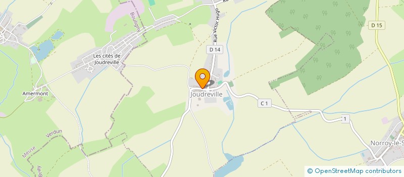 localisation de l'entreprise ASSOCIATION FAMILIALE DE PECHE ET LOISIR ETANG LE BREUIL L'ARC EN CIEL  PREUTIN-HIGNY