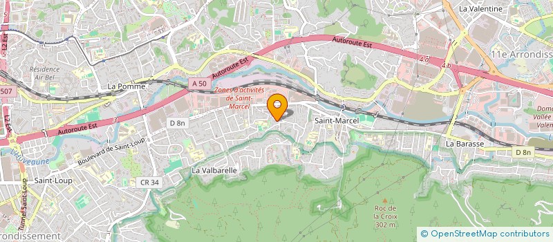 localisation de l'entreprise ASSOCIATION FAMILIALE DE SAINT MARCEL NEREIDES BOSQUET  MARSEILLE