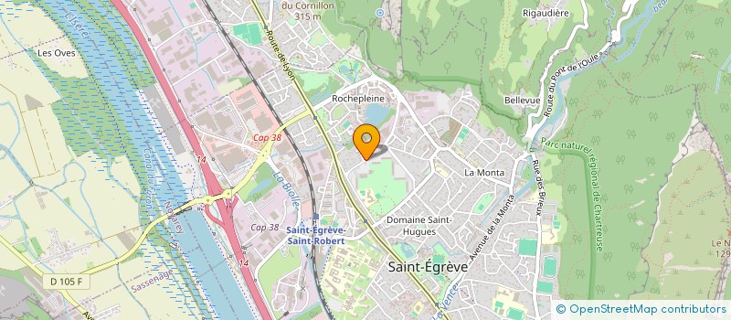 localisation de l'entreprise ASSOCIATION FAMILIALE DE ST EGREVE à SAINT-EGREVE
