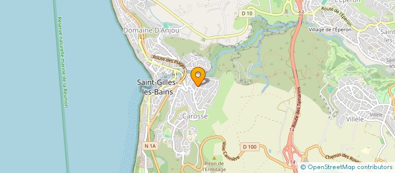 localisation de l'entreprise ASSOCIATION FAMILIALE DE ST GILLES à SAINT-PAUL