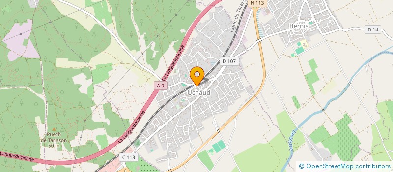 localisation de l'entreprise ASSOCIATION FAMILIALE DE UCHAUD -VESTRIC  UCHAUD