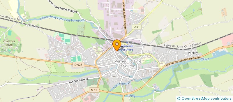localisation de l'entreprise ASSOCIATION FAMILIALE DU PAYS DE VERNEUIL SUR AVRE à VERNEUIL D'AVRE ET D'ITON