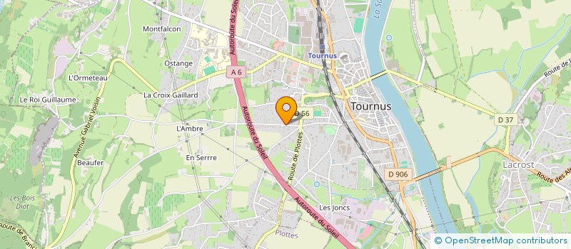 localisation de l'entreprise ASSOCIATION FAMILIALE DU TOURNUGEOIS à TOURNUS