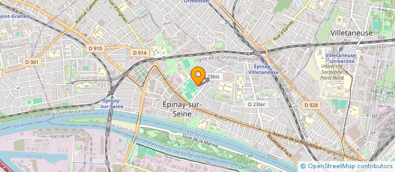 localisation de l'entreprise ASSOCIATION FAMILIALE GESTION à EPINAY-SUR-SEINE