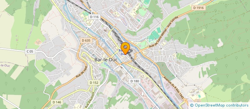 localisation de l'entreprise ASSOCIATION FAMILIALE LAIQUE DE BAR LE DUC à BAR-LE-DUC