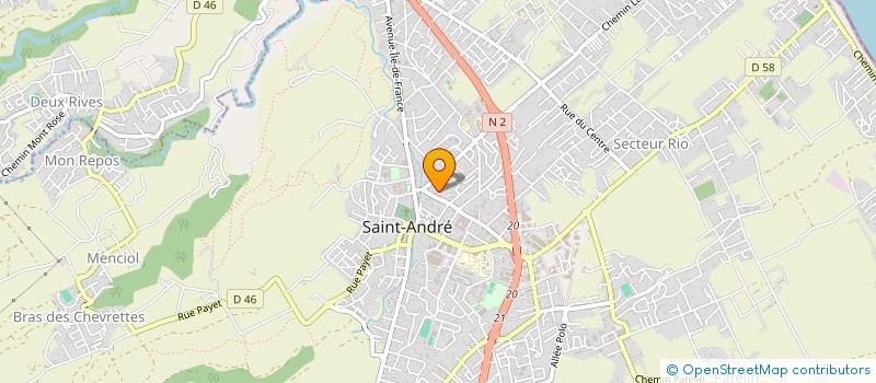 localisation de l'entreprise ASSOCIATION FAMILIALE LAIQUE DE L'EST à SAINT-ANDRE