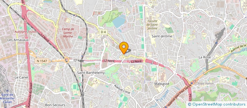 localisation de l'entreprise ASSOCIATION FAMILIALE LAIQUE DES BOUCHES DU RHONE à MARSEILLE