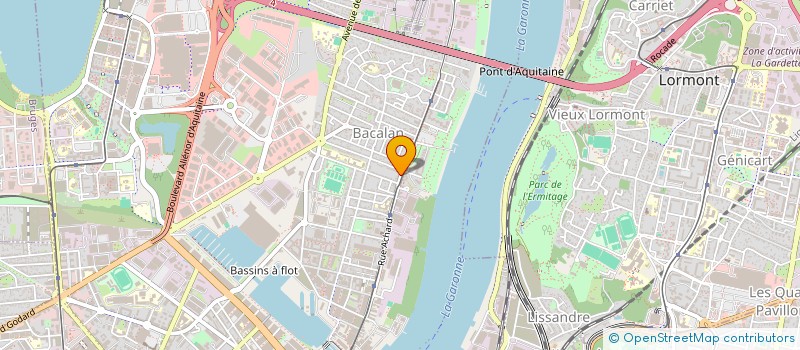 localisation de l'entreprise ASSOCIATION FAMILIALE LAIQUE OUTILS  BORDEAUX