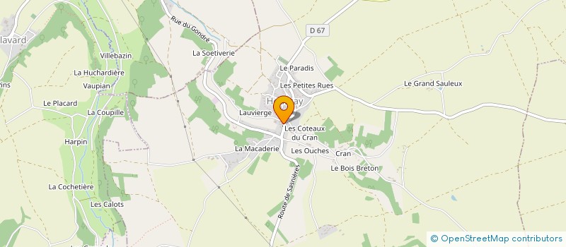 localisation de l'entreprise ASSOCIATION FAMILIALE LES MINIONS  VILLEDIEU-LE-CHATEAU