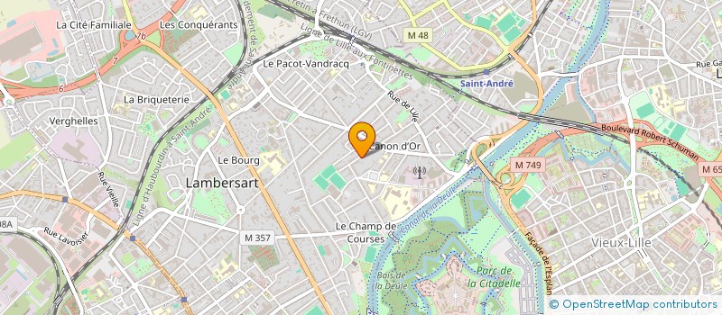 localisation de l'entreprise ASSOCIATION FAMILIALE MAISONS ACCUEUIL à LAMBERSART