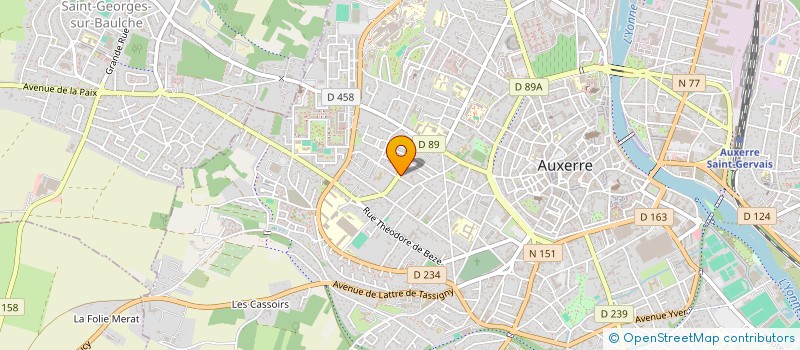 localisation de l'entreprise ASSOCIATION FAMILIALE MARIE NOEL à AUXERRE