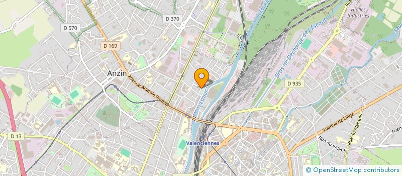 localisation de l'entreprise ASSOCIATION FAMILIALE PROTESTANTE COEUR SUR LA MAIN  VALENCIENNES