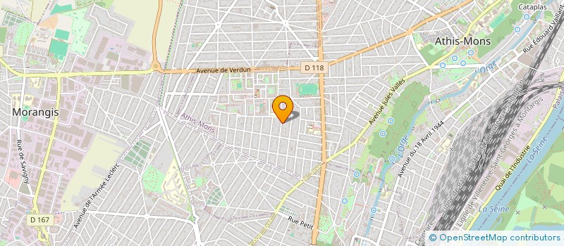 localisation de l'entreprise ASSOCIATION FAMILIALE PROTESTANTE CONNEXION NOUVELLE  ATHIS-MONS