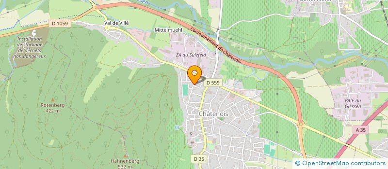 localisation de l'entreprise ASSOCIATION FAMILIALE PROTESTANTE DE SELESTAT  CHATENOIS