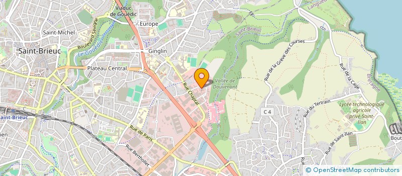 localisation de l'entreprise ASSOCIATION FAMILIALE PROTESTANTE LES FAMILLES Z'A COEUR à SAINT-BRIEUC