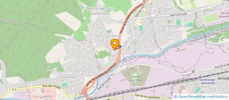 localisation de l'entreprise ASSOCIATION FAMILIALE PROTESTANTE PHAR'EST à CLOUANGE