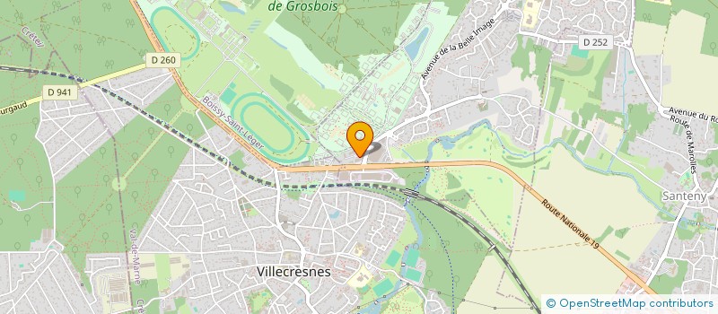 localisation de l'entreprise ASSOCIATION FAMILIALE PROTESTATNTE-LA MAIN SOLIDAIRE  MAROLLES-EN-BRIE