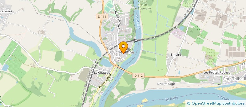 localisation de l'entreprise ASSOCIATION FAMILIALE RURALE à BOUCHEMAINE