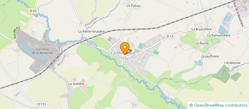 localisation de l'entreprise ASSOCIATION FAMILIALE RURALE à LA MEILLERAIE-TILLAY