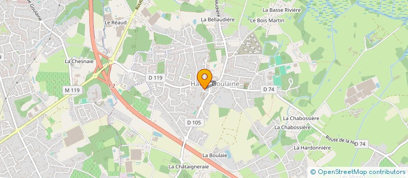localisation de l'entreprise ASSOCIATION FAMILIALE RURALE à HAUTE-GOULAINE