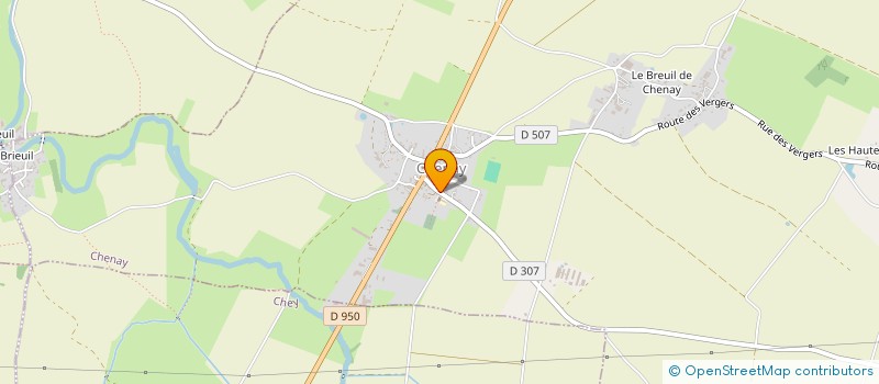 localisation de l'entreprise ASSOCIATION FAMILIALE RURALE à LEZAY