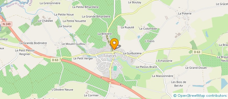localisation de l'entreprise ASSOCIATION FAMILIALE RURALE à SEVREMOINE