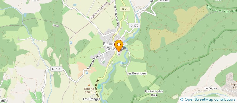 localisation de l'entreprise ASSOCIATION FAMILIALE RURALE  SUZE