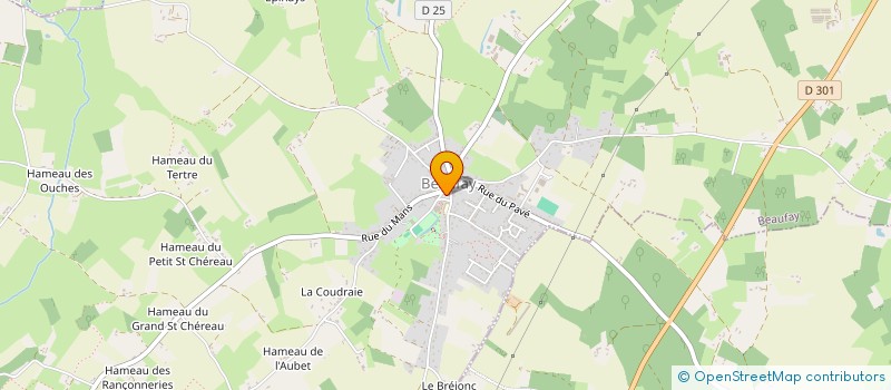 localisation de l'entreprise ASSOCIATION FAMILIALE RURALE  BEAUFAY