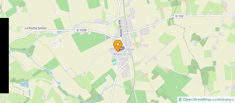 localisation de l'entreprise ASSOCIATION FAMILIALE RURALE  MALICORNE-SUR-SARTHE