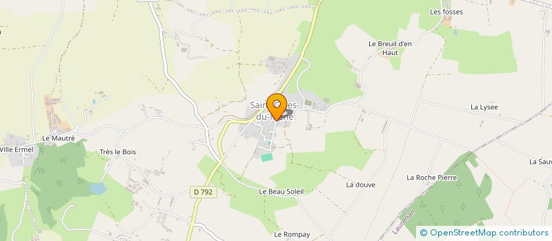 localisation de l'entreprise ASSOCIATION FAMILIALE RURALE à LE MENE