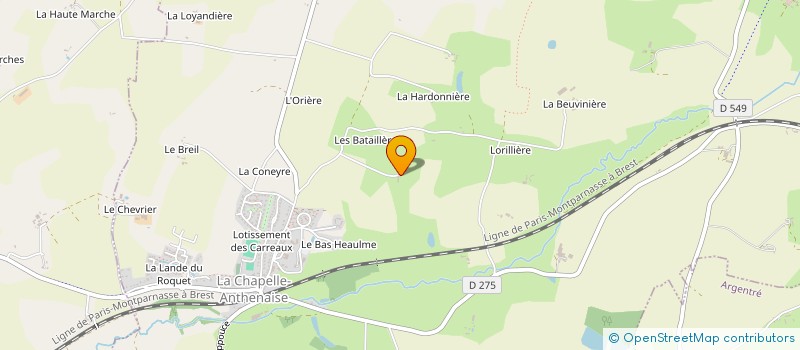 localisation de l'entreprise ASSOCIATION FAMILIALE RURALE à LOUVERNE