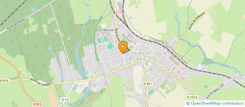 localisation de l'entreprise ASSOCIATION FAMILIALE RURALE à FORGES-LES-EAUX