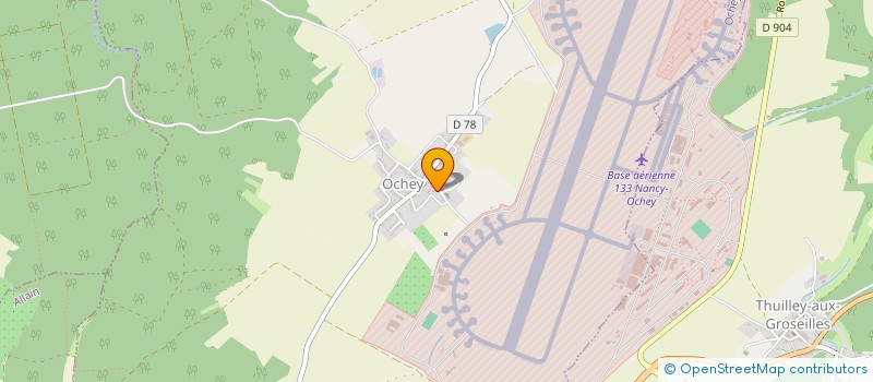 localisation de l'entreprise ASSOCIATION FAMILIALE RURALE  OCHEY