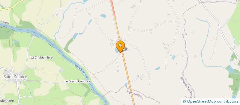 localisation de l'entreprise ASSOCIATION FAMILIALE RURALE  MAISONCELLES-DU-MAINE