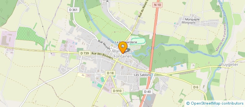 localisation de l'entreprise ASSOCIATION FAMILIALE RURALE à MANSLE-LES-FONTAINES