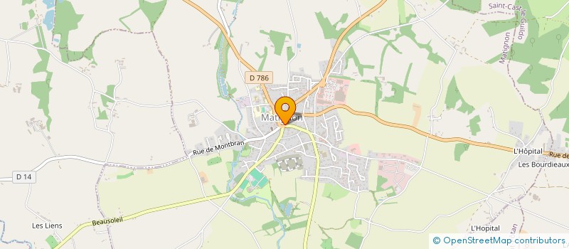localisation de l'entreprise ASSOCIATION FAMILIALE RURALE à MATIGNON