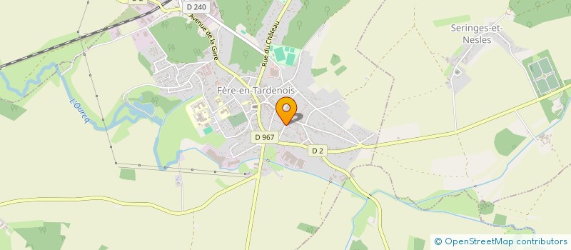 localisation de l'entreprise ASSOCIATION FAMILIALE RURALE à FERE-EN-TARDENOIS