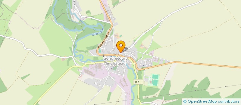 localisation de l'entreprise ASSOCIATION FAMILIALE RURALE à GONDRECOURT-LE-CHATEAU