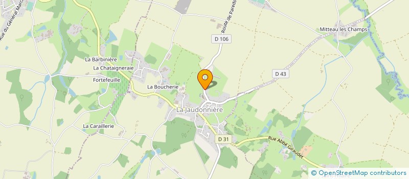 localisation de l'entreprise ASSOCIATION FAMILIALE RURALE  LA JAUDONNIERE