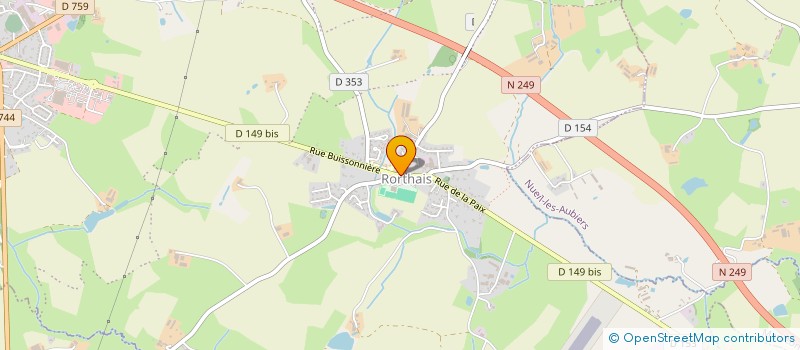 localisation de l'entreprise ASSOCIATION FAMILIALE RURALE  MAULEON