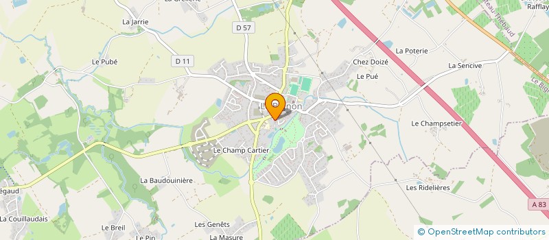localisation de l'entreprise ASSOCIATION FAMILIALE RURALE à LE BIGNON