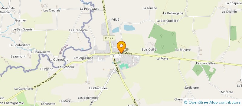 localisation de l'entreprise ASSOCIATION FAMILIALE RURALE DE CUILLE  CUILLE