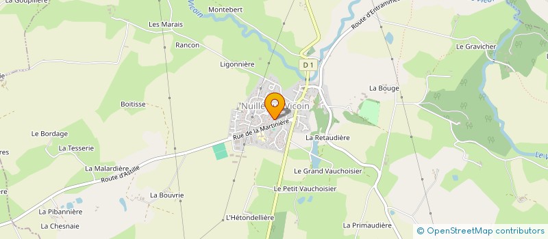 localisation de l'entreprise ASSOCIATION FAMILIALE RURALE DE NUILLE à NUILLE-SUR-VICOIN